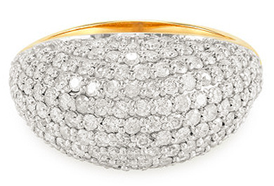 Anillo de oro con brillantes