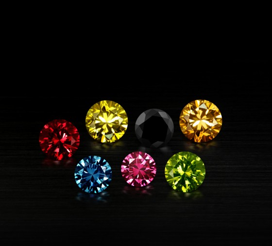 Diamantes de colores