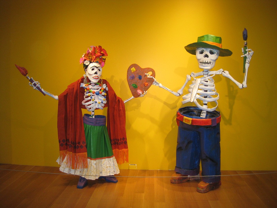 en honor a los muertos de Kahlo