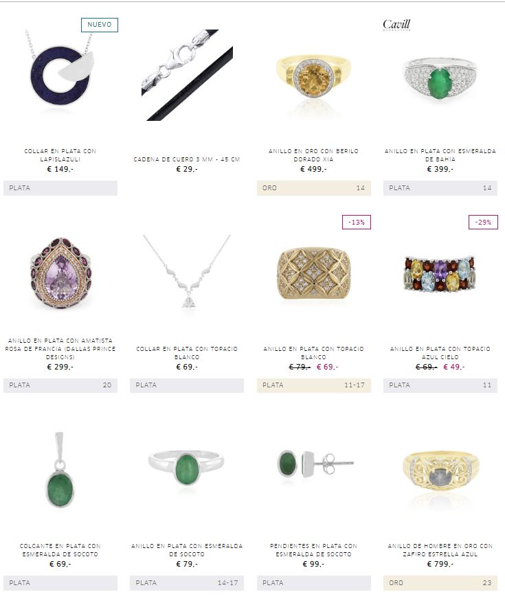 joyas online a buen precio