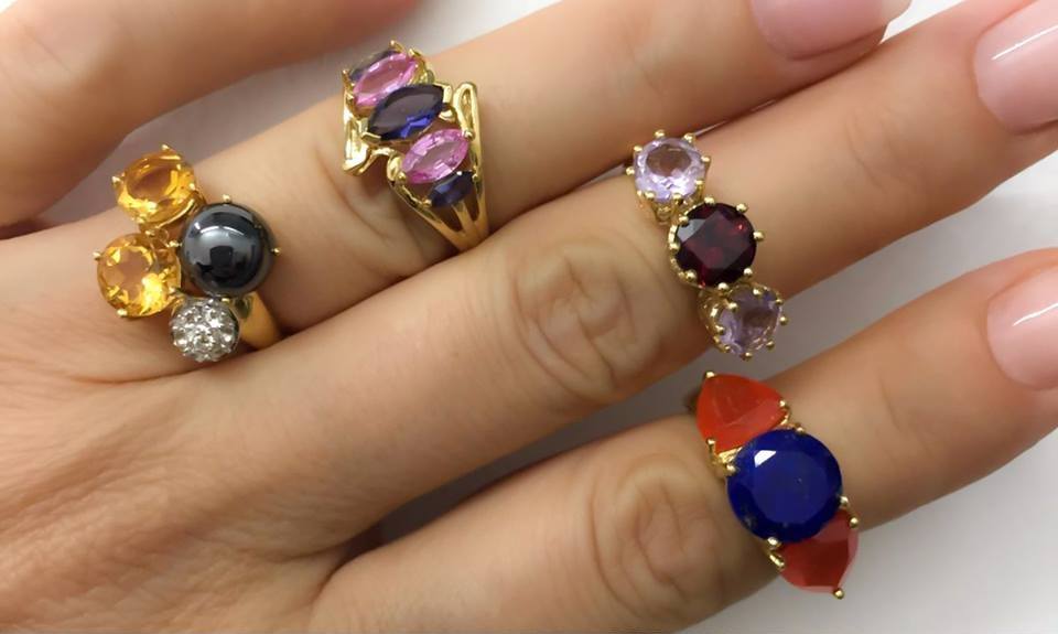 anillos con gemas online