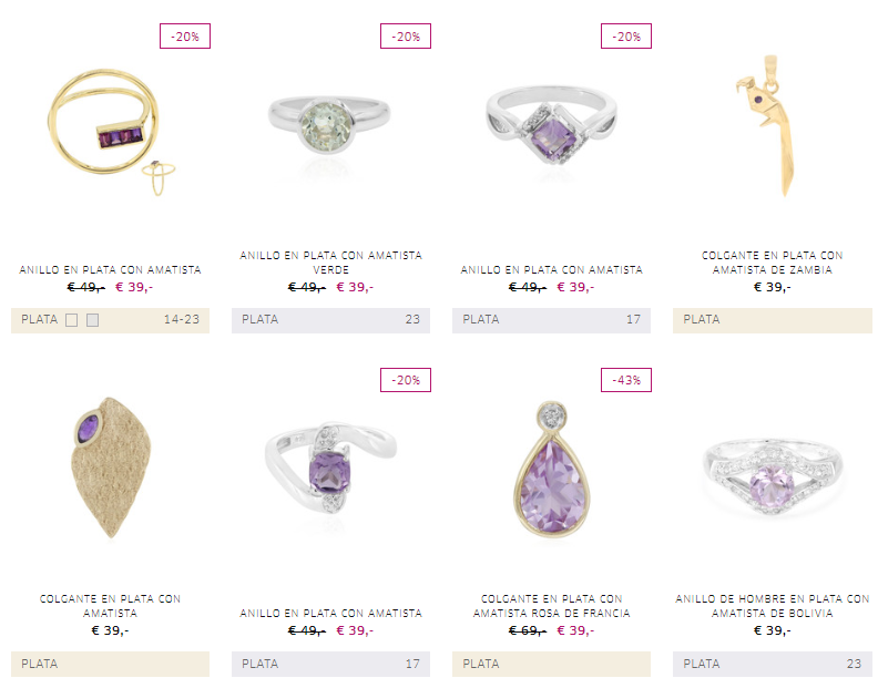 Joyas con amatista online 