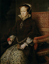 Maria Tudor llevando "El Estanque"